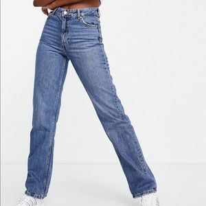 Bershka high waisted dad jeans, brand new with tags!